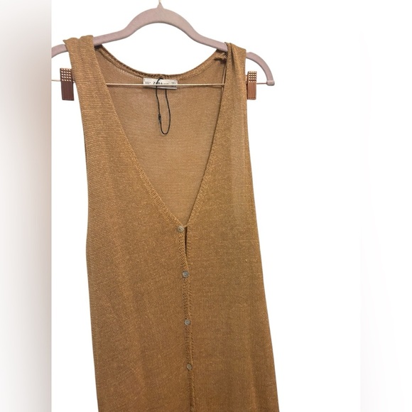 Zara Tan Midi Dress - Picture 3 of 3